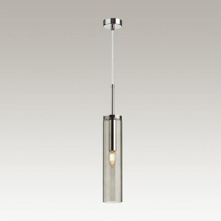 4694/1 PENDANT ODL20 469 хром/дымчатый Подвес E14 1*40W KLUM
