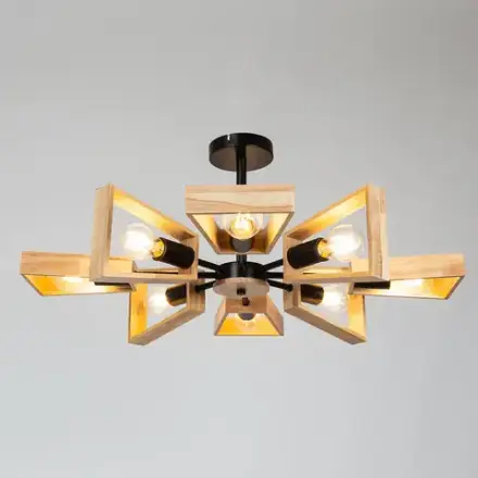 Люстра на штанге Arte Lamp BRUSSELS A8030PL-8BK, 8хE27