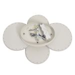 8380/95CL LEDIO LN белый, металл/акрил Умная люстра потолочная с ПДУ и голосовым управлением LED 95W 3000-6500К 220V ALIS SMART