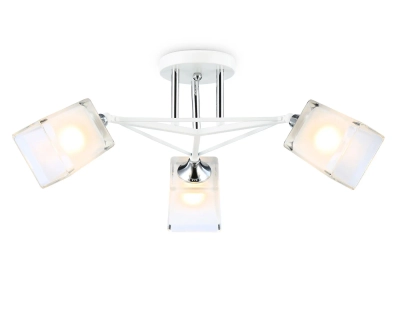Светильник подвесной TR303071/3 WH/CH/FR белый/хром/белый матовый E27/3 max 40W D560*250