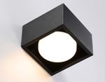 Светильник накладной TN70827 BK черный GX53 max 12W 100*100*60