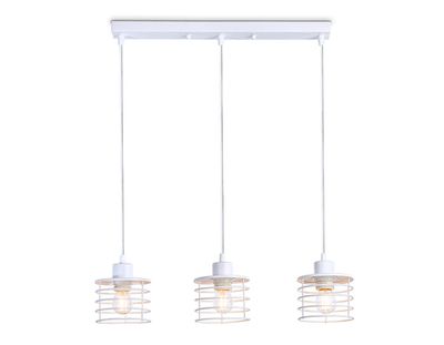 Подвесной светильник в стиле лофт TR8072/3 WH белый E27*3 max 40W 582*120*1040