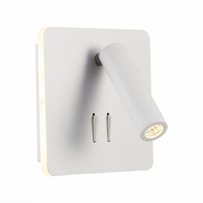 SL1586.531.01 Светильник настенный Белый LED 1*9W 3000K Lm Ra&gt;80  IP20 L-xW140xH140 170-240V