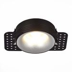 ST218.418.01 Св-к встр. Черный GU10 1*50W  IP20 D85xH30 165-265V Без ламп