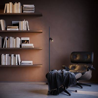 Напольный светильник (торшер) Thin 3000К 14Вт, MOD395FL-L28B3K. TM Maytoni