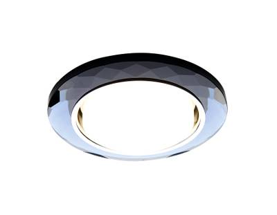 Встраиваемый точечный светильник G8077 BK хром/тонированный GX53