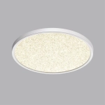 7661/32L MITRA LED SN 090 Светильник пластик/белый LED 32Вт 3000/4000K D400 IP40 OMEGA WHITE