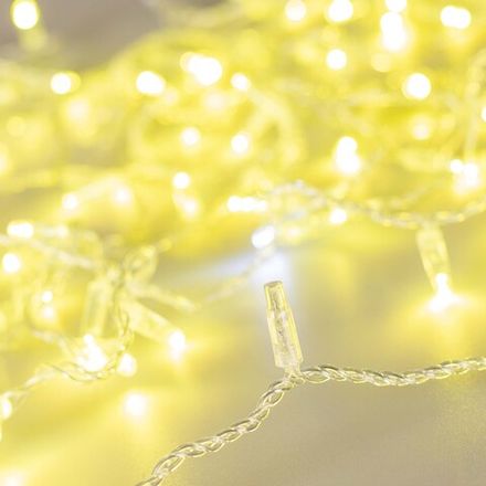 Светодиодная гирлянда ARD-STRING-CLASSIC-10000-CLEAR-100LED-FLASH Gold (230V, 7W) (Ardecoled, IP65)