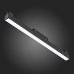 ST360.436.12 Магнитный трековый светильник Черный LED 1*12W 3000K 780Lm Ra&gt;80 120 IP20 L406xW22xH44 48V