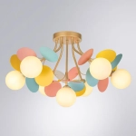 Потолочная люстра Arte Lamp PEACOCK A1369PL-7MD, 7хG9