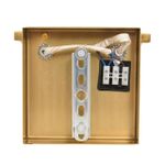 8385/1W NEOCLASSI LN золото/белый, металл/стекло Бра E14 40W 220V PLUME