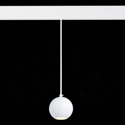 ST354.533.12 Магнитный трековый светильник подвесной белый LED 1*12W 3000K 750Lm Ra>80 36° IP20 D100xH92 48V