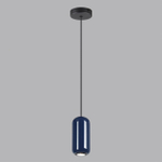 5053/1E PENDANT ODL24 375 черный/синий/металл Подвес GU10 LED 4W OVALI
