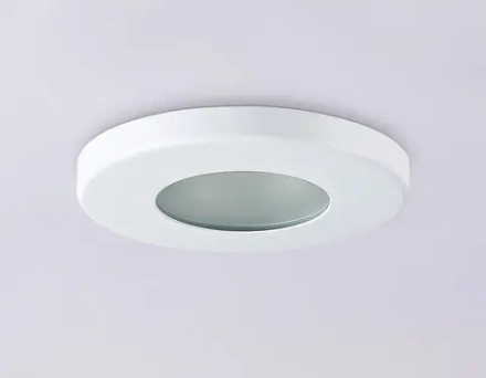 Светильник встраиваемый IP44 с высокой степенью пылевлагозащиты TN1180 WH белый IP44 GU5.3 D85*34