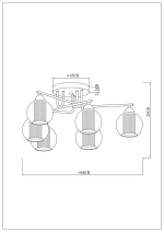 Потолочная люстра Arte Lamp MANCHESTER A7045PL-6BK, 6хE14