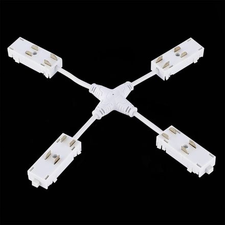 ST015.522.20 X- образный коннектор Skyline 220 ST-Luce Белый