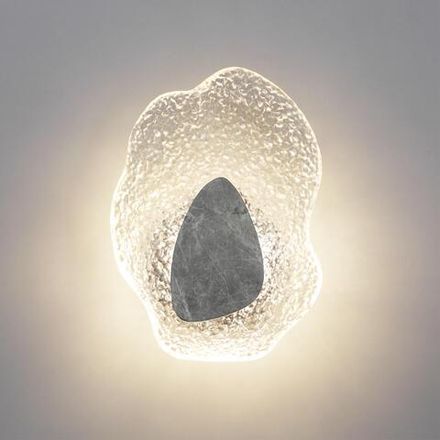 5461/12WLB L-VISION ODL_EX26 053 черный/прозрачный/серый/металл/стекло/мрамор Настенный светильник LED x 12W 3000K CORALLA