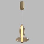 Светильник подвесной Crystal Lux QUASAR SP7W LED AMBER 3790/207