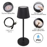Уличный настольный светильник Arte Lamp FUYUE A1616LT-1BK, 1хLED