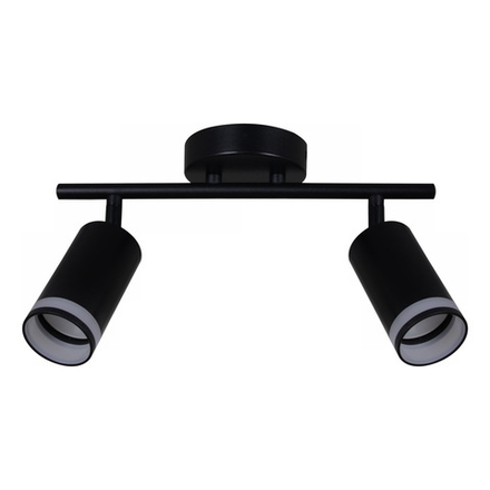 16001-9.5-002CT SPOT LIGHT GU10 BK светильник точечный Reluce Technical, GU10х2