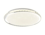 Светодиодный светильник c подсветкой RGB FF501 CH хром 60W 3000-6400K D400*70 (ПДУ ИК)