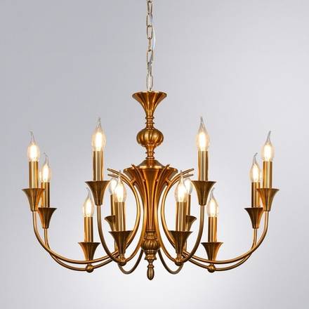 Подвесная люстра Arte Lamp COLLINETTA A4094LM-12PB, 12хE14