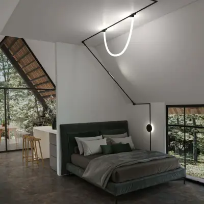 Магнитный трековый светильник Arte Lamp RAPID A6163PL-1BK, 1хLED