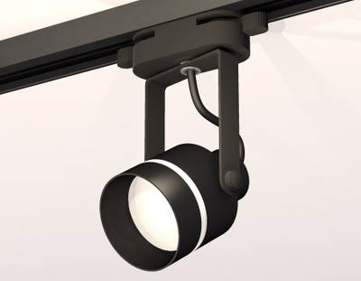 Комплект трекового однофазного светильника XT6602081 PBK/SBK/FR черный полированный/черный песок/белый матовый MR16 GU10 (C6602, N6229)