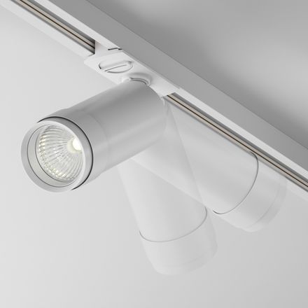 Трековый светильник Focus Led Zoom Unity 4000K 12Вт 15°-50°, TR021-1-12B4K-Z-W. TM Maytoni