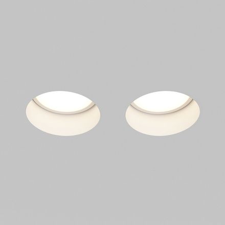 Встраиваемый светильник Gyps Modern GU10 2x10Вт, DL123-GU10-02-W. TM Maytoni