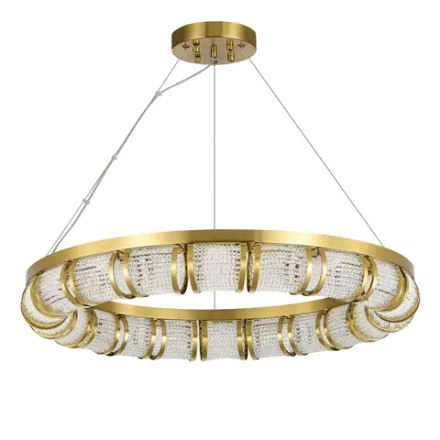 SL6011.303.01 Светильник подвесной ST-Luce Латунь/Прозрачный LED 1*50W