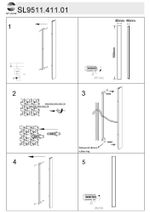 SL9511.411.01 Светильник уличный настенный ST-Luce Черный LED 1*24W 4000K