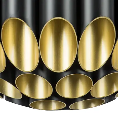 720807 Люстра SIENA 80х40W G9 ЧЕРНЫЙ/ЗОЛОТО Lightstar