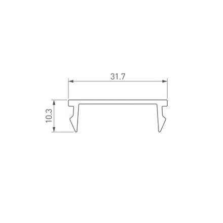 Экран LINE-S-W32-2000 OPAL (Arlight, Пластик)