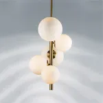 815053 Люстра CROCO 5х40W E14 ЛАТУНЬ Lightstar