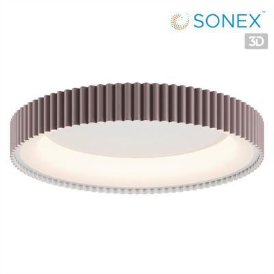 7766/56L AVRA LED SN 576 Светильник металл/белый/мокко LED 56Вт 3000/4000/6000K D500 IP43 ССТ SHARMEL