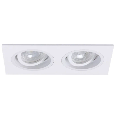 Точечный встраиваемый светильник ARTE LAMP TARF A2178PL-2WH, 2хGU10