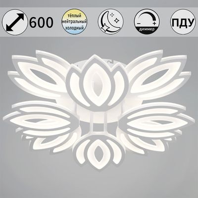 08429-0.3-4+4 WH светильник потолочный