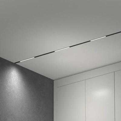 Slim Magnetic Трековый светильник L01 10W 4200K черный 85000/01