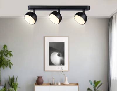 Светильник накладной TN71018/3 BK черный GX53/3 max 12W 400*80*90