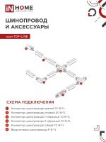 Светильник трековый TOP-LINE TR-GX53-TL 54RW GX53 с подсветкой под лампу бел. IN HOME 4690612043791