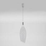 Подвесной светодиодный светильник с металлическим плафоном 90352/1 хром, LED