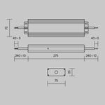 Блок питания 48В 250Вт IP67 PSL008, PSL008-250W-48V-IP67. TM Maytoni
