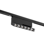 206937 Светильник линейный поворотный 24V д/трека LINEA LED 6W 500LM 30G ЧЕРНЫЙ 3000K