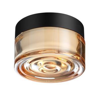 7158/6CL HIGHTECH ODL26 Настенно-потолочный светильник  янтарный/стекло/поликарбонат IP65 LED 6W 2200/2700/3000K 220-240V RONDA