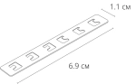 Коннектор прямой для магнитного шинопровода Arte Lamp EXPERT-ACCESSORIES A583006