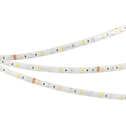 Светодиодная лента RTW-SE-B60-10mm 24V RGBW-Day (14.4 W/m, IP65, 5060, 5m) (Arlight, Открытый)