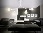 Потолочный светильник в стиле лофт TR8031/4 WH белый E27*4 max 40W D670*440