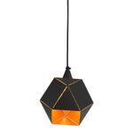 SL258.403.01 Светильник подвесной ST-Luce Черный/Черный, Золото E14 1*40W