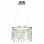 SL6201.103.24 Люстра подвесная ST-Luce Серебристый/Прозрачный LED 1*24W 3000K/4000K/6000K